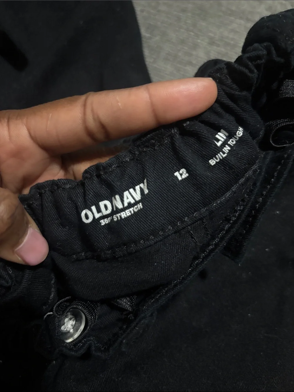 Old Navy Black Kids Stretch Jeans